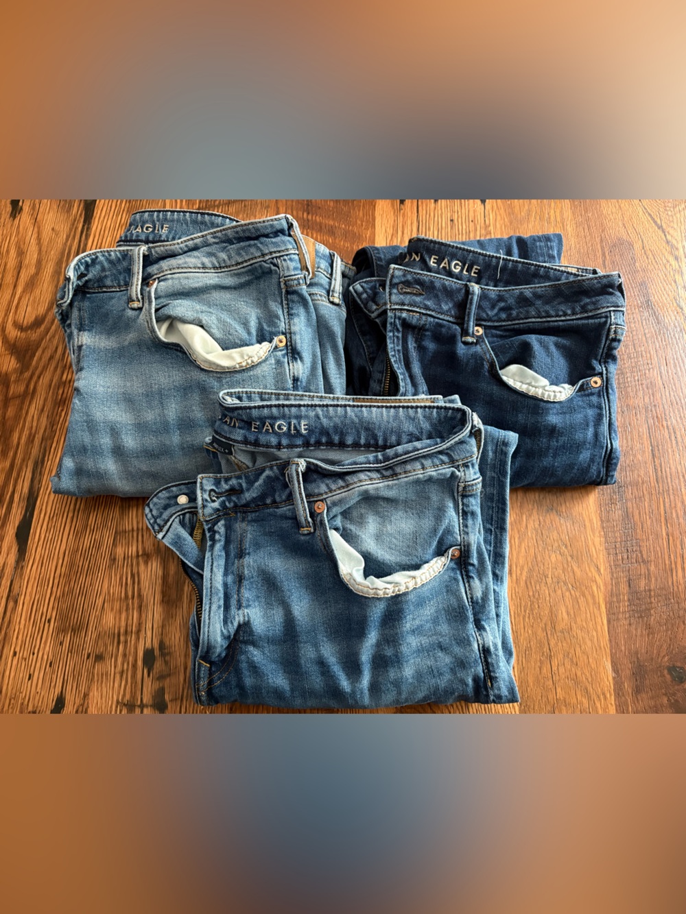 American Eagle bundle of 3 Men's Straight Jeans 36x30
